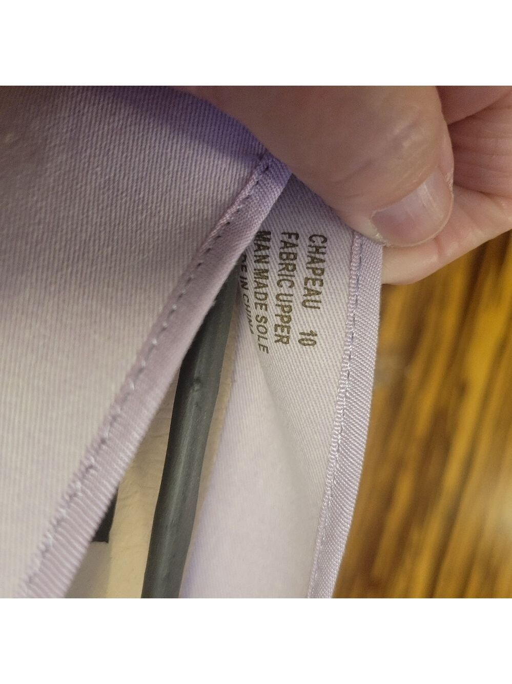 NIB Goldluxe slip-on flats in a soft blush pink/lavender tone, size 10 - Picture 4 of 7